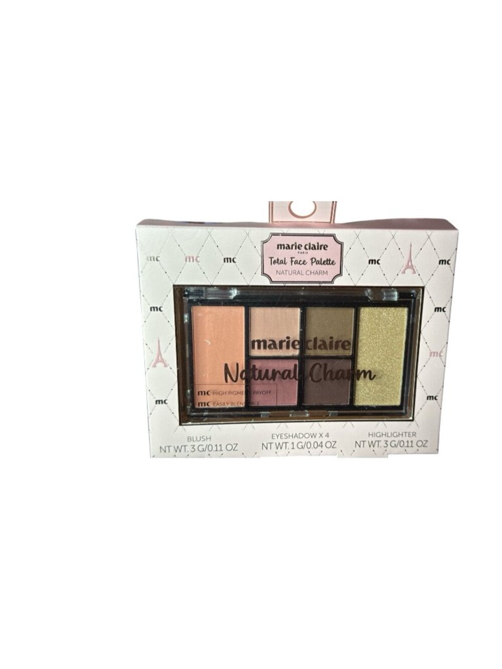 Marie Claire Paris Total Face Palette Natural Charm
